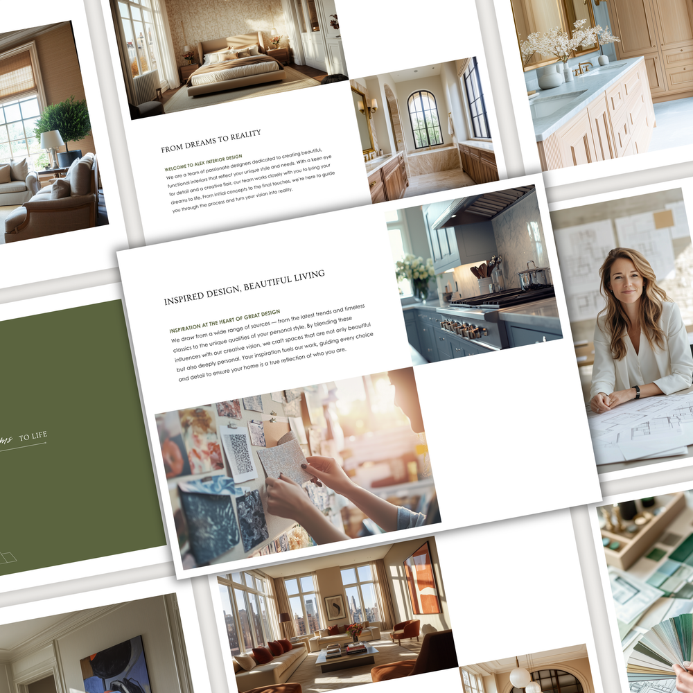 
                  
                    Professionally designed pages from the LSI Workshop Client Experience Guide template. Part of the Alex Collection.
                  
                